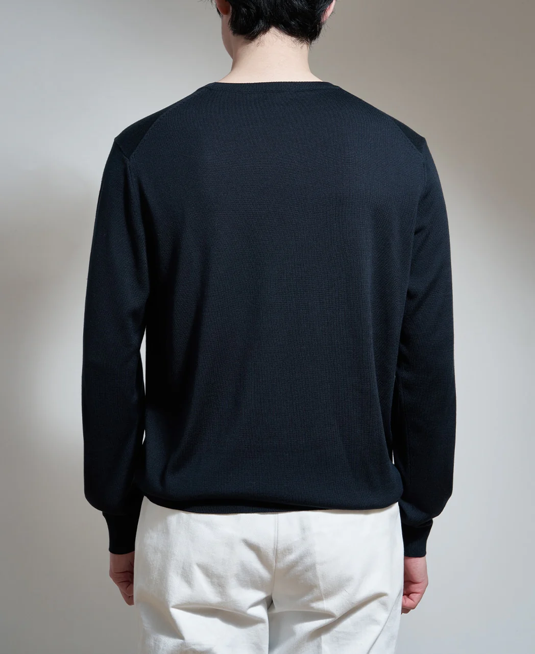 18G Crew Neck Knit Washable Silk - Image 9