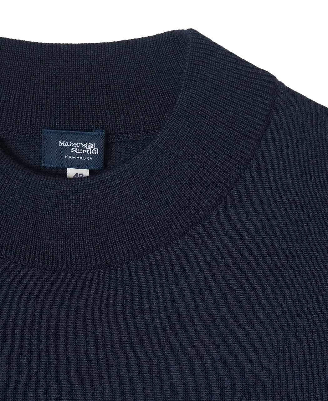 FF30G Mock Neck Sweater Super Extra Fine Merino - Image 13