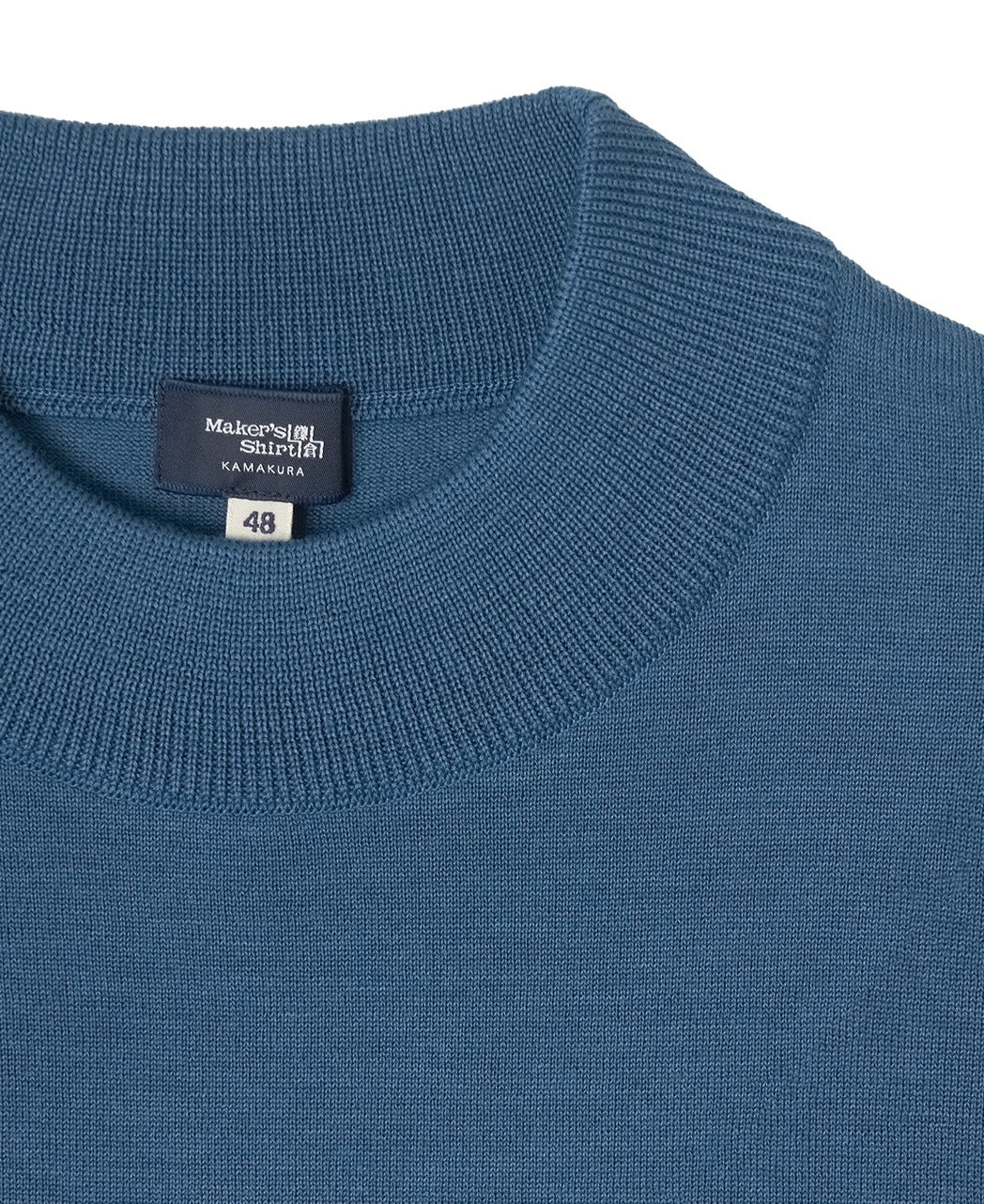FF30G Mock Neck Sweater Super Extra Fine Merino - Image 3