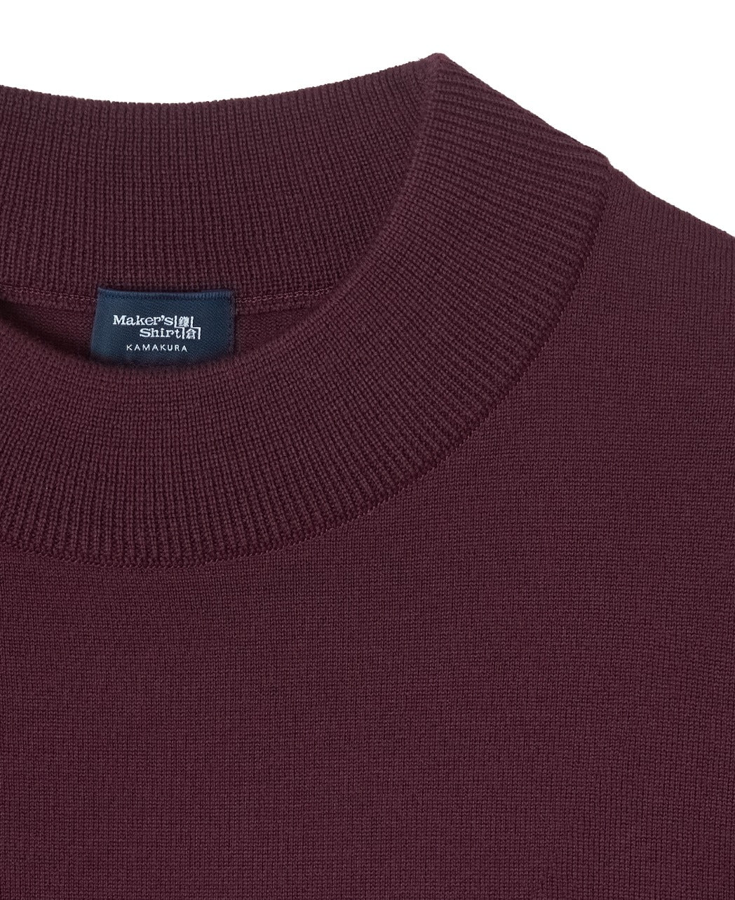 FF30G Mock Neck Sweater Super Extra Fine Merino - Image 8