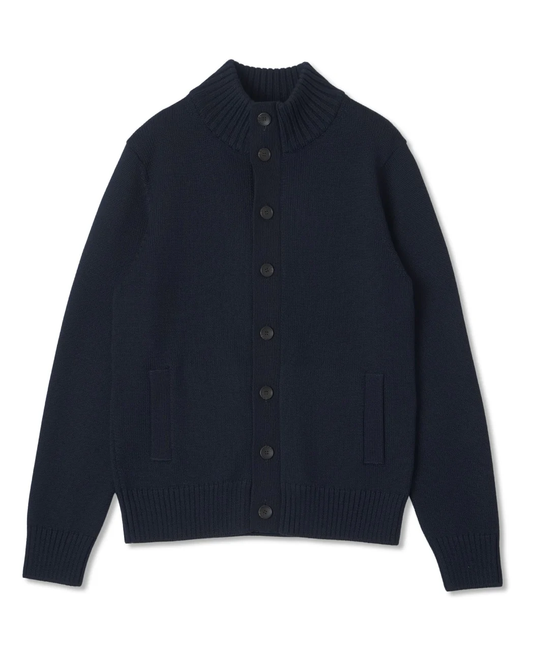 Stand Collar Cardigan Extra Fine Merino - Image 19