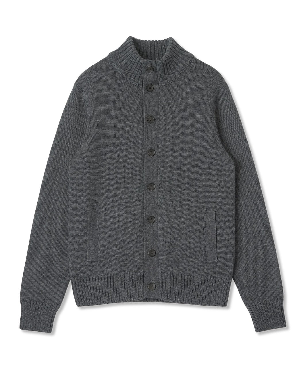 Stand Collar Cardigan Extra Fine Merino - Image 30