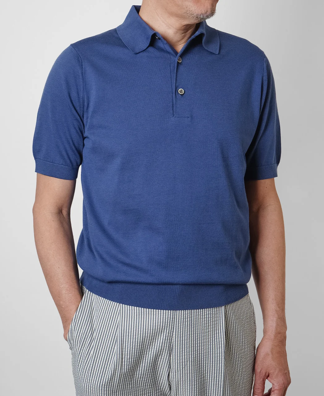 SUVIN GOLD Knit Polo - Image 2