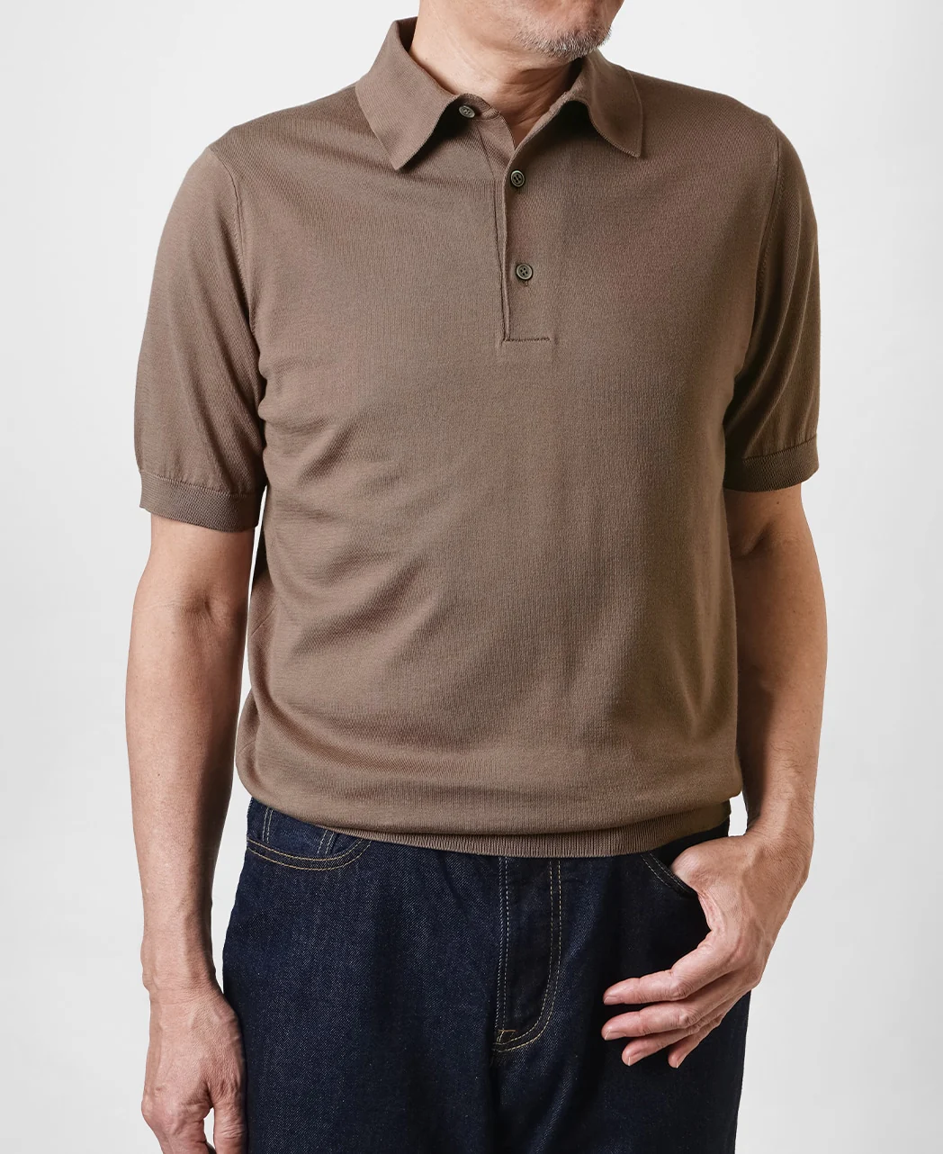 SUVIN GOLD Knit Polo - Image 7