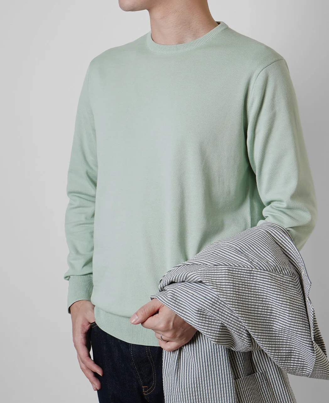 FF30G Cotton Crew Neck Sweater - Image 3