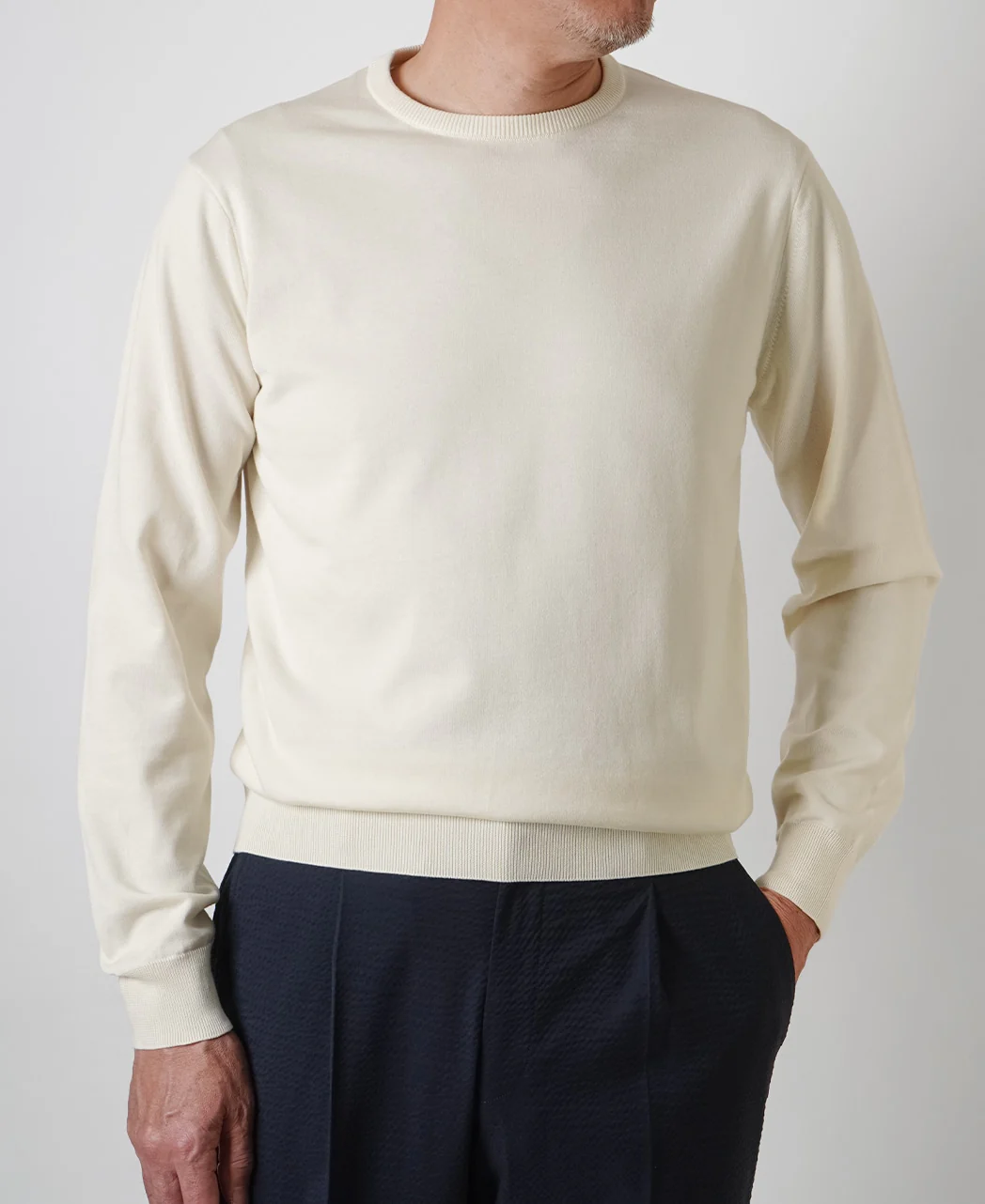 FF30G Cotton Crew Neck Sweater - Image 9
