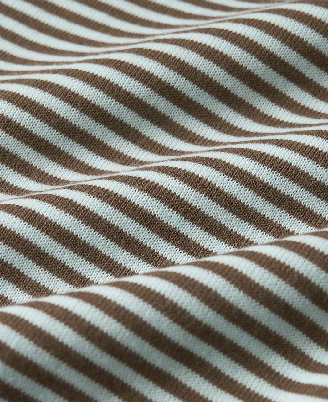 High-Twist Cotton Deodorant Border Knit T-Shirt - Image 6