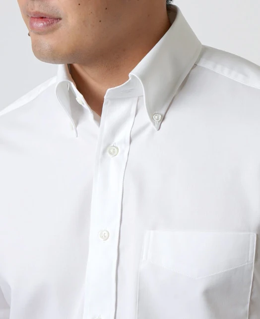 Short Sleeve Shirt - Button Down Pinpoint Oxford - Image 9