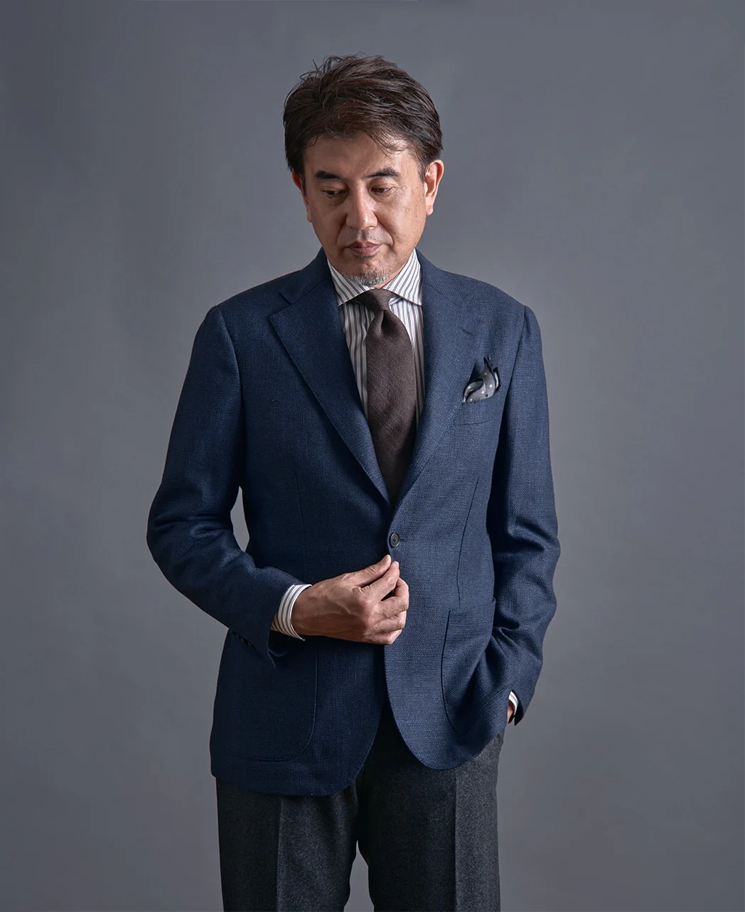 TOKYO SLIM FIT - Spread Broadcloth THOMAS MASON - Image 15