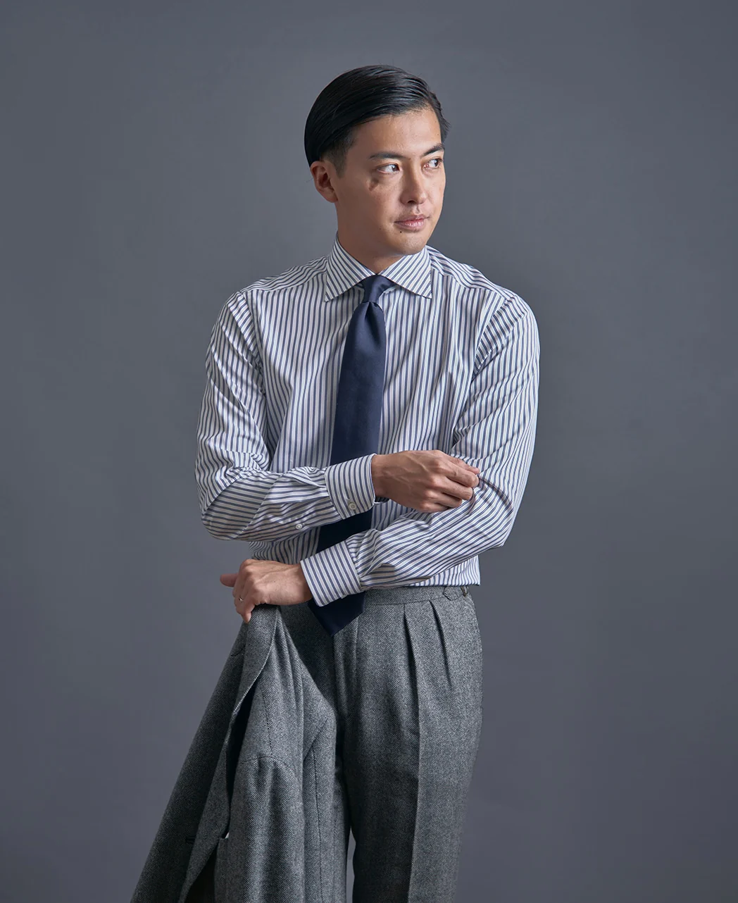TOKYO SLIM FIT - Spread Broadcloth THOMAS MASON - Image 2