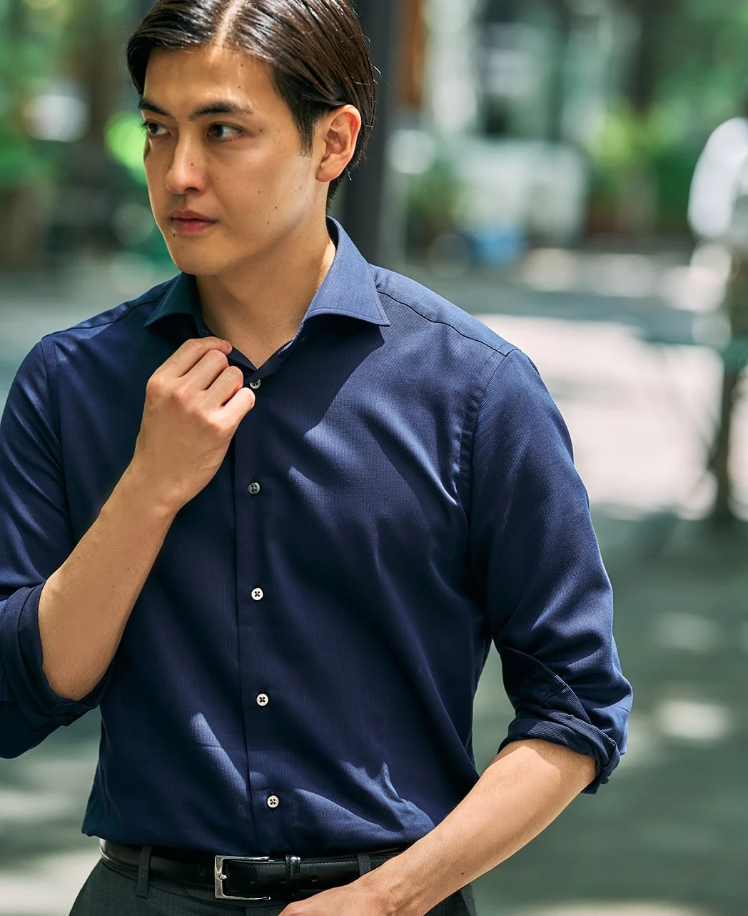 TOKYO SLIM FIT -  Italian Spread Panama Mesh J-TECH EASY CARE - Image 13