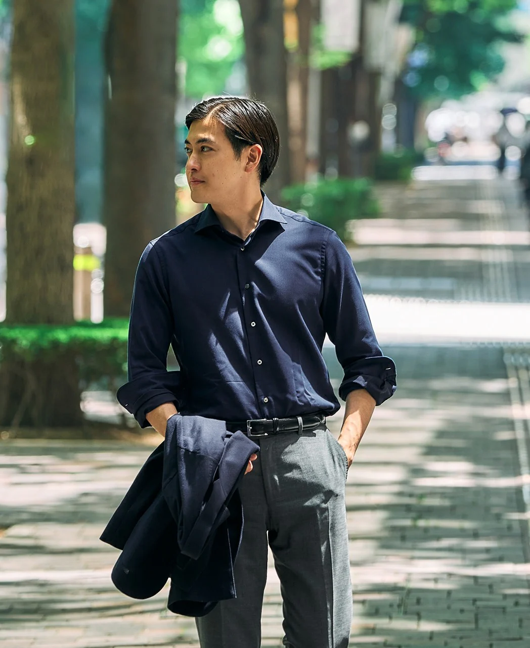TOKYO SLIM FIT -  Italian Spread Panama Mesh J-TECH EASY CARE - Image 14