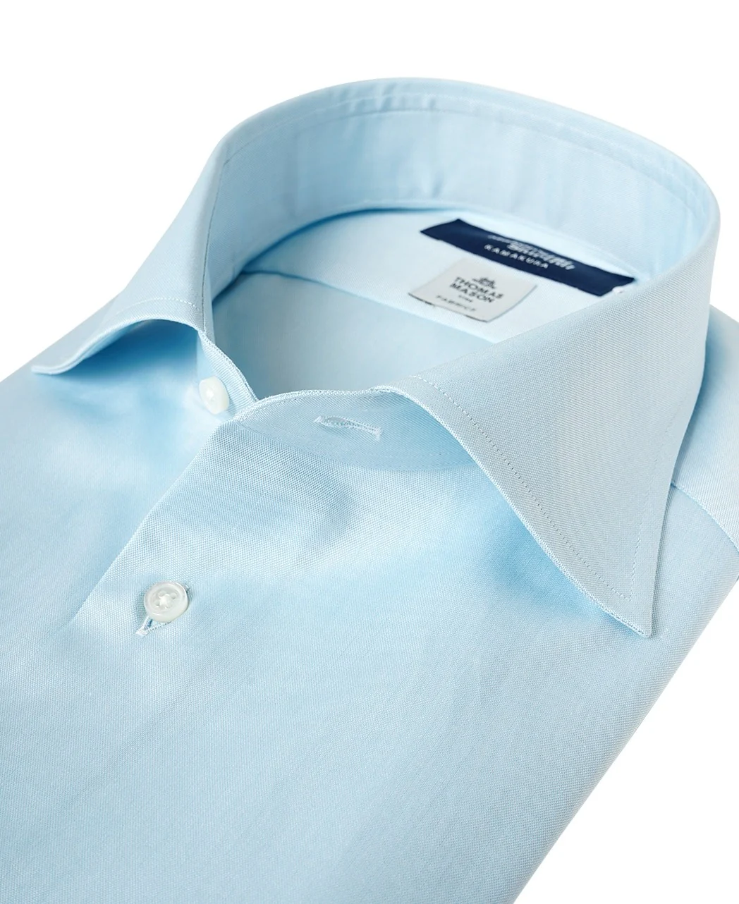 TOKYO SLIM FIT - Spread Pinpoint Oxford Thomas Mason - Image 11