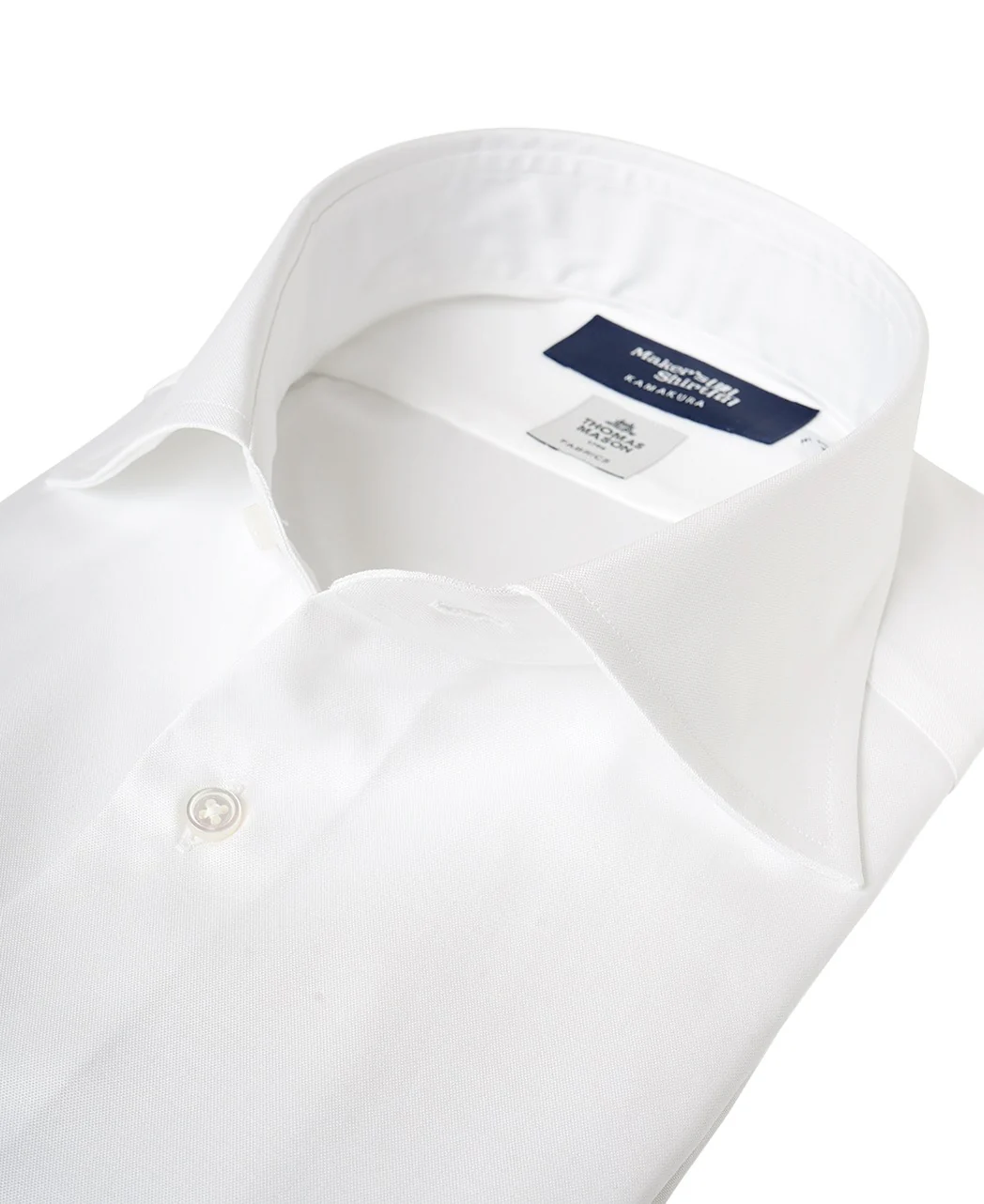 TOKYO SLIM FIT - Spread Pinpoint Oxford Thomas Mason - Image 3