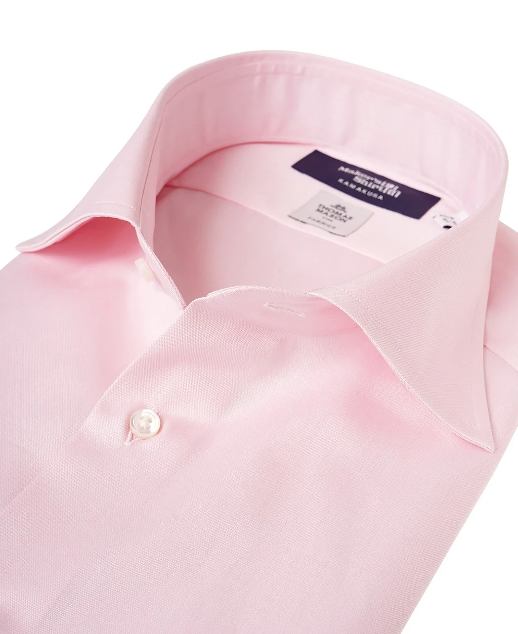 TOKYO SLIM FIT - Spread Pinpoint Oxford Thomas Mason - Image 8