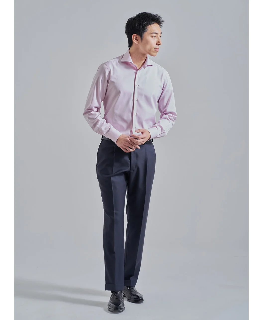 TOKYO SLIM FIT - Italian Spread Royal Oxford CANCLINI - Image 13