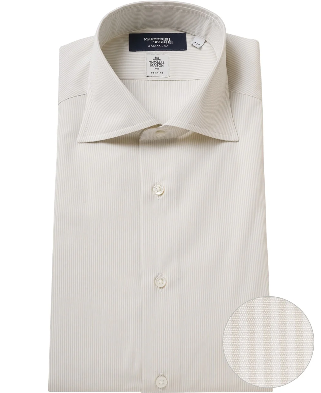 TOKYO SLIM FIT - Spread Broadcloth THOMAS MASON - Image 3