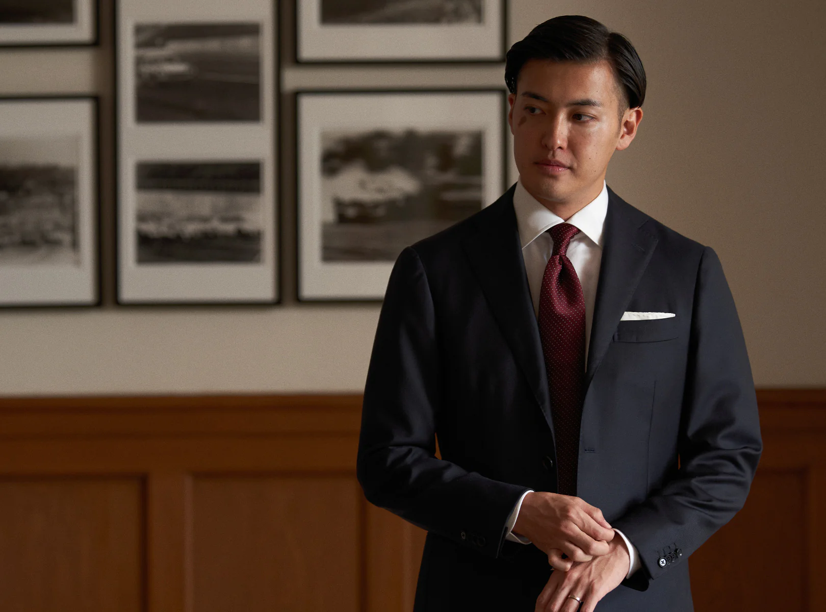 TOKYO SLIM FIT - Spread Micro Twill 400 COUNT - Image 4