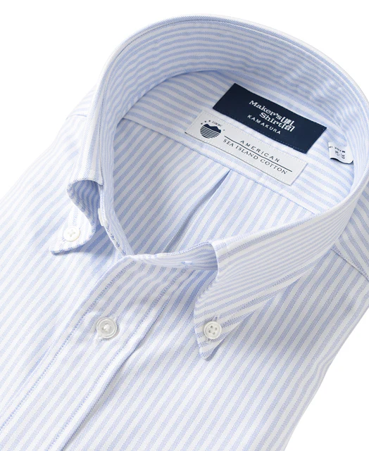 TOKYO SLIM FIT - Button Down Oxford Sea Island Cotton - Image 4