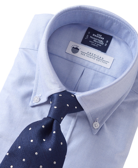 TOKYO SLIM FIT - Button Down Oxford Sea Island Cotton - Image 6