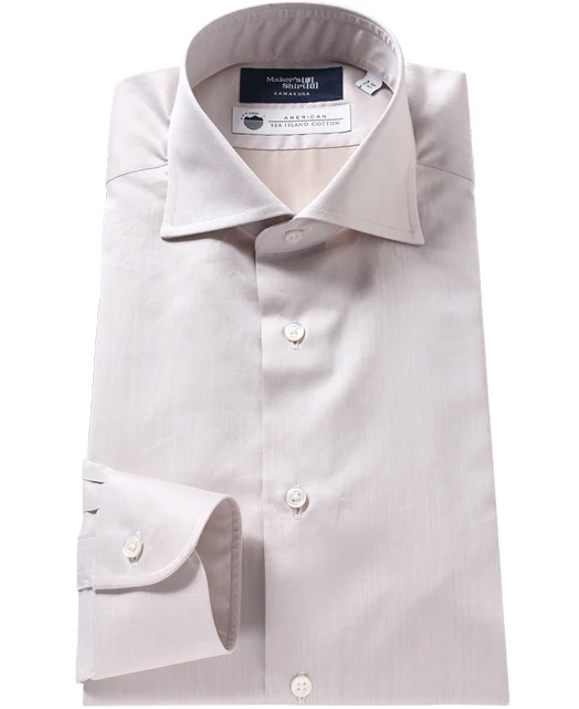 TOKYO SLIM FIT - Italian Spread Twill Sea Island Cotton