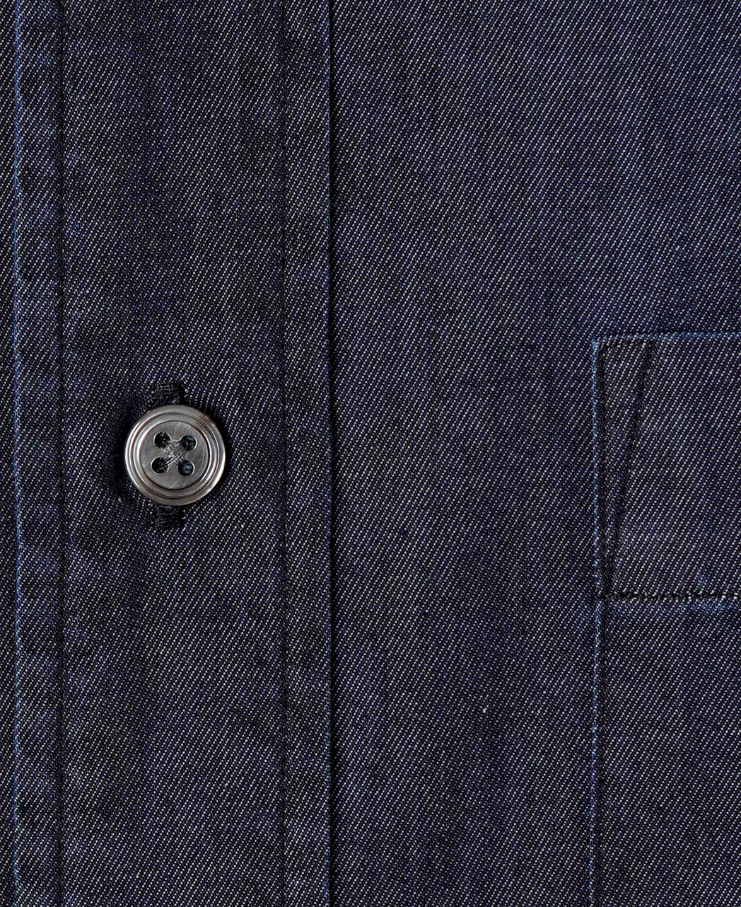 Tokyo Fit - 134 Casual UNTUCKED Spread Indigo Dyed Twill - Image 2