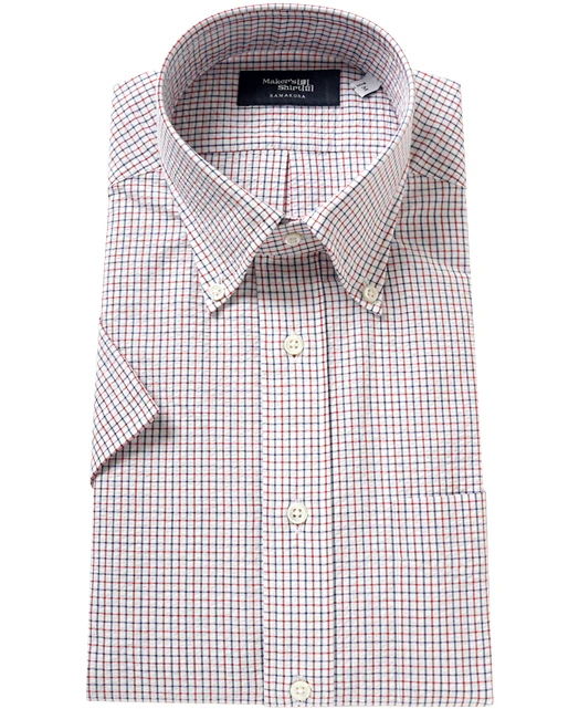 Short Sleeve Shirt - Button Down Seersucker - Image 3