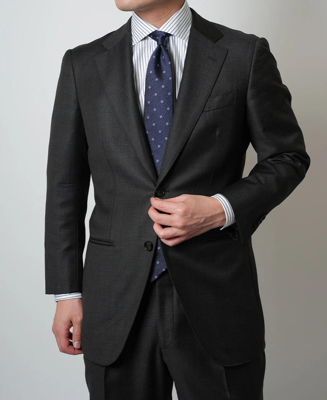 TOKYO SLIM FIT -  Italian Spread  Royal Oxford Sea Island Cotton - Image 8