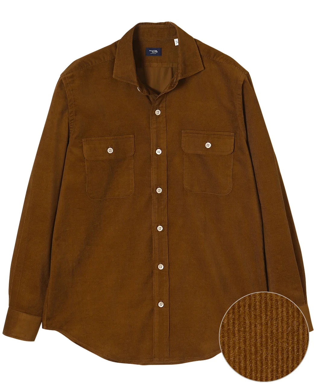Tokyo Fit - Casual Corduroy Shirt - Spread Double Pocket - Image 10