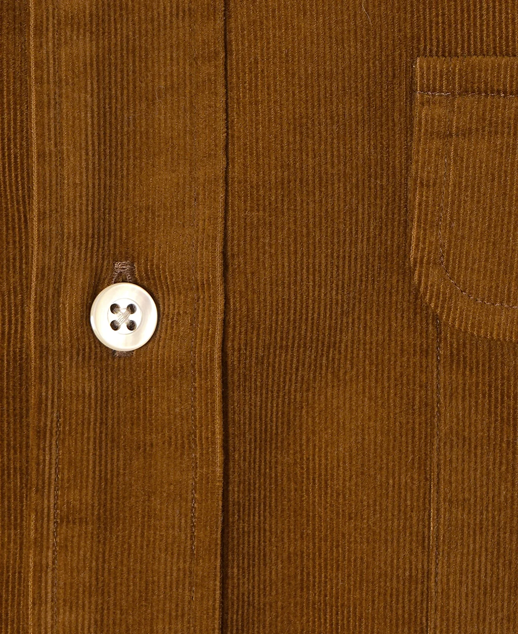 Tokyo Fit - Casual Corduroy Shirt - Spread Double Pocket - Image 11