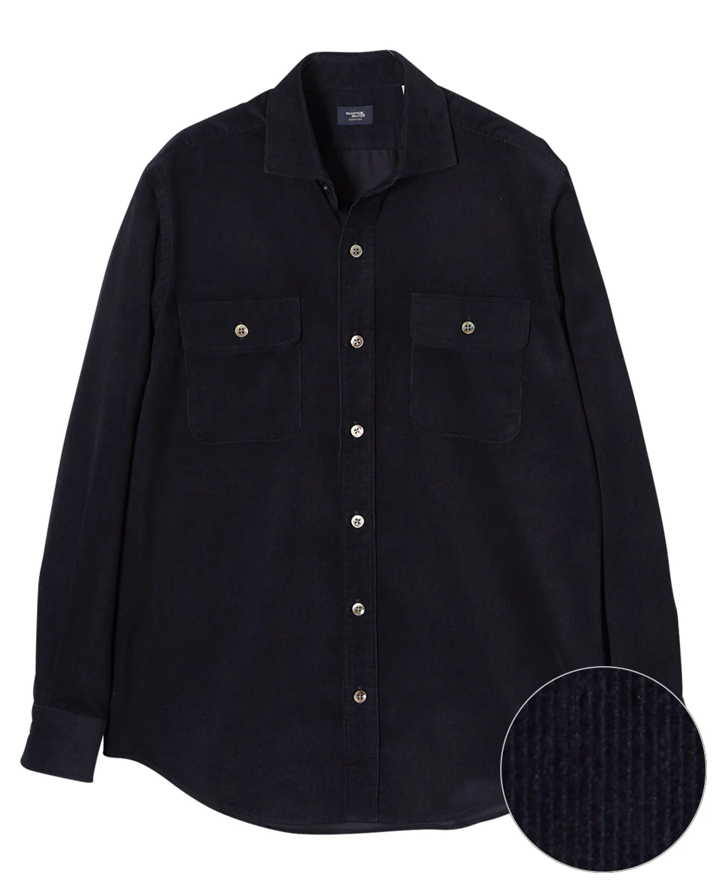Tokyo Fit - Casual Corduroy Shirt - Spread Double Pocket - Image 4