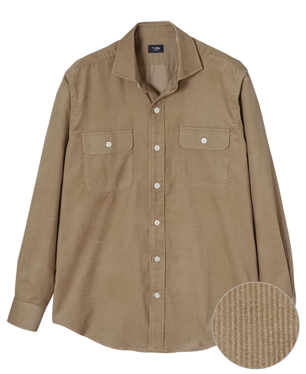 Tokyo Fit - Casual Corduroy Shirt - Spread Double Pocket - Image 7