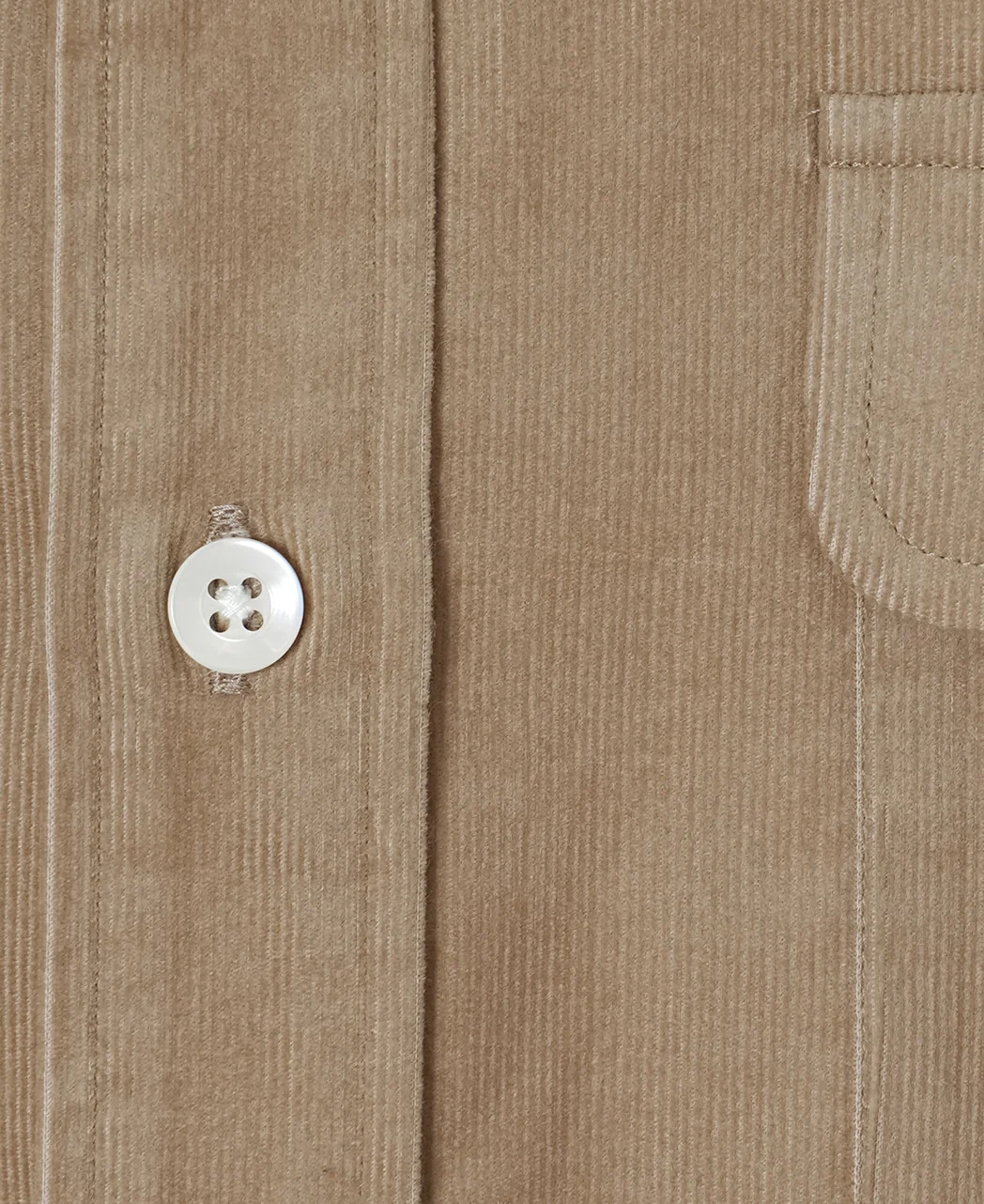 Tokyo Fit - Casual Corduroy Shirt - Spread Double Pocket - Image 8