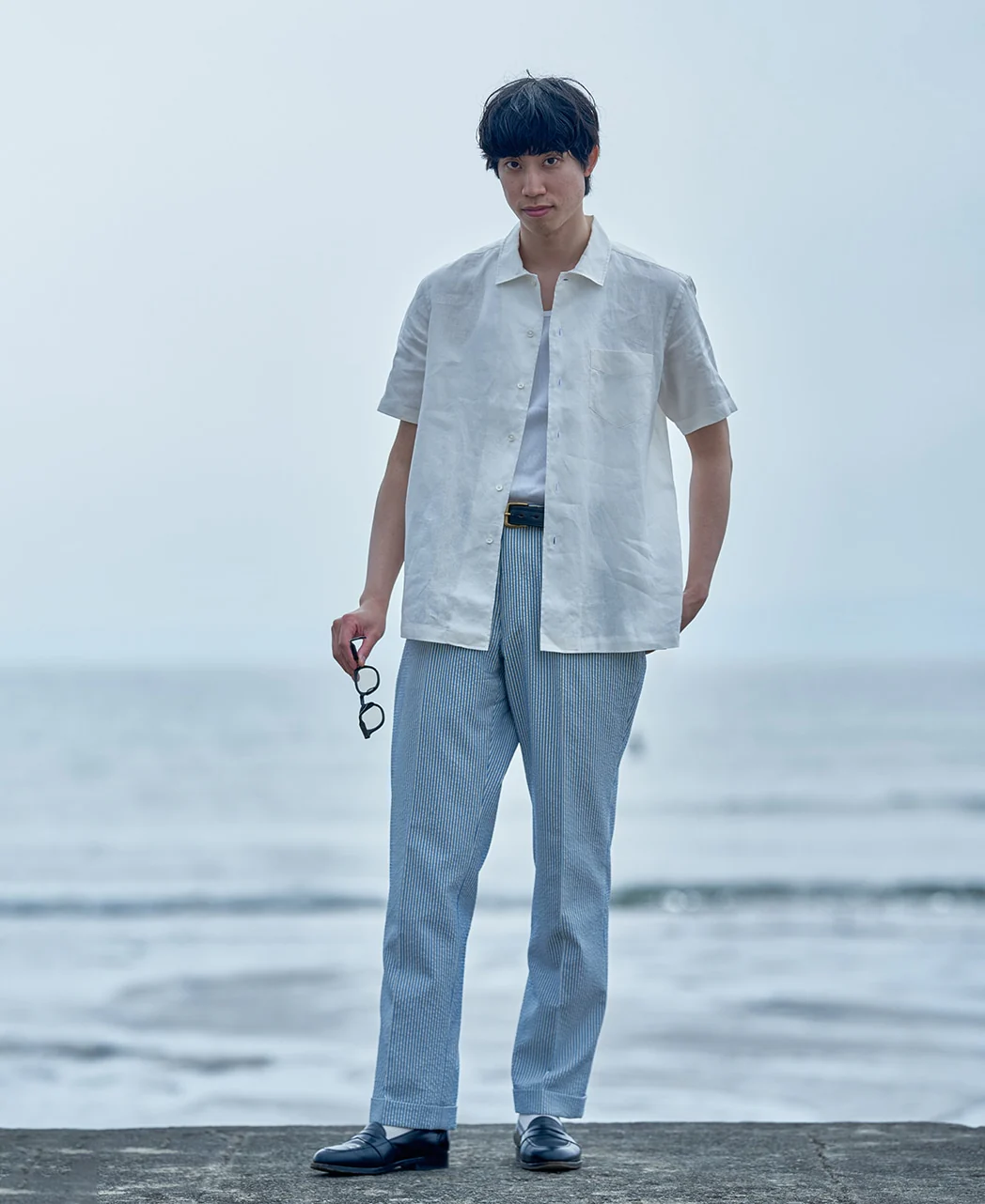 Short Sleeve Shirt - CASUAL Spread Linen - Image 4
