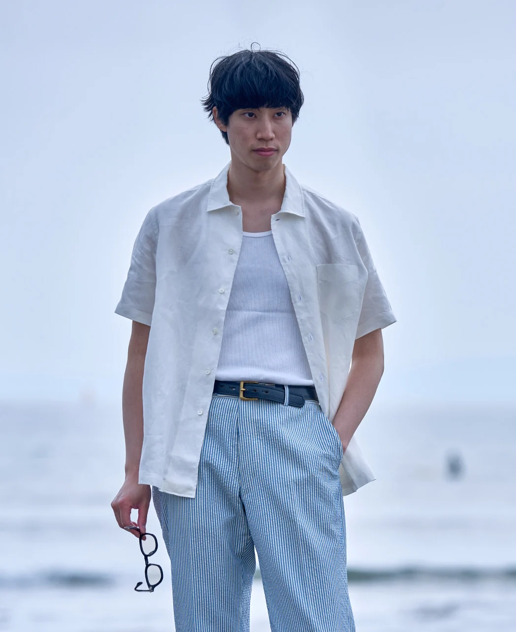 Short Sleeve Shirt - CASUAL Spread Linen - Image 5