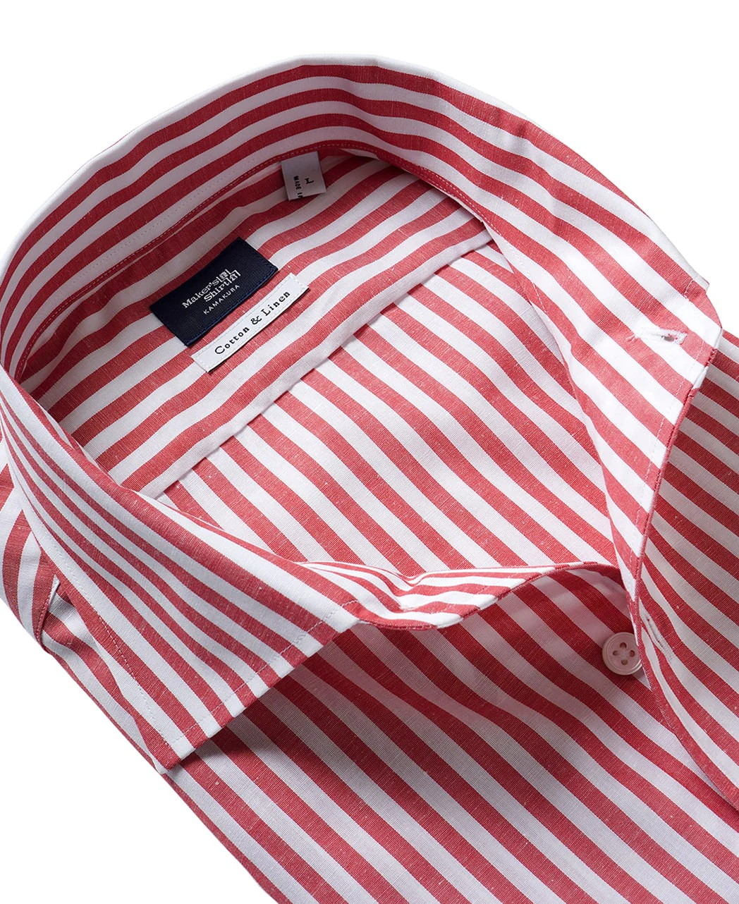 TOKYO SLIM FIT - One-Piece Collar Cotton Linen - Image 11
