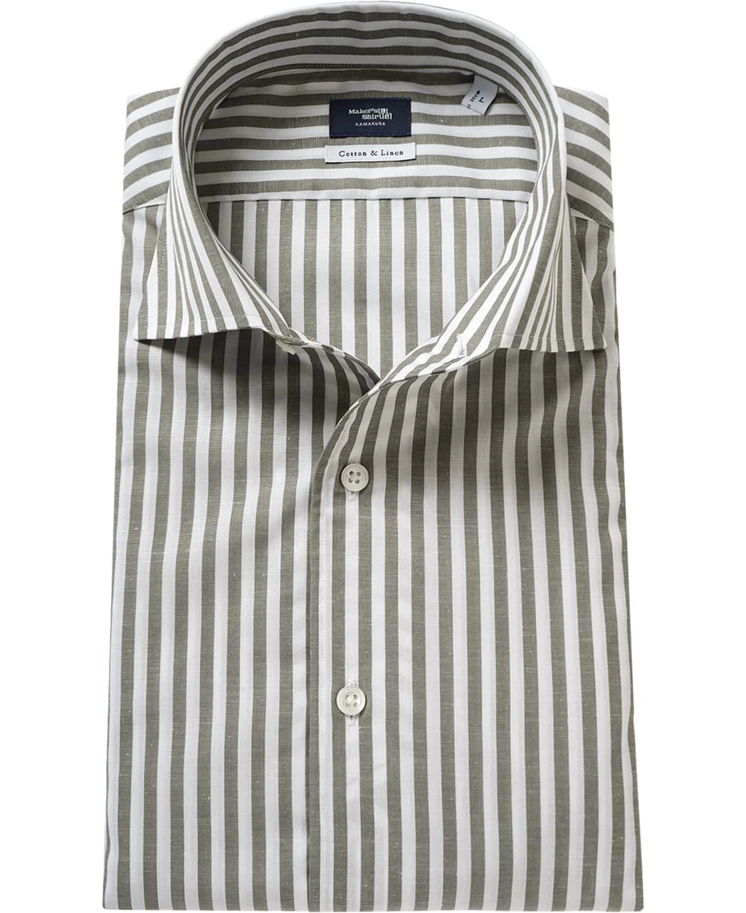 TOKYO SLIM FIT - One-Piece Collar Cotton Linen - Image 15