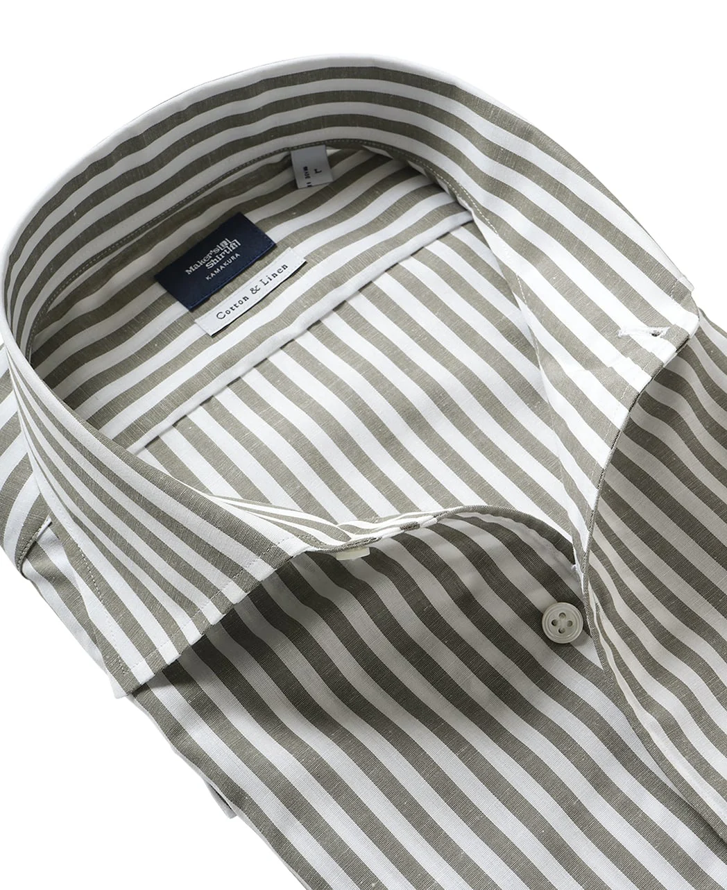 TOKYO SLIM FIT - One-Piece Collar Cotton Linen - Image 17