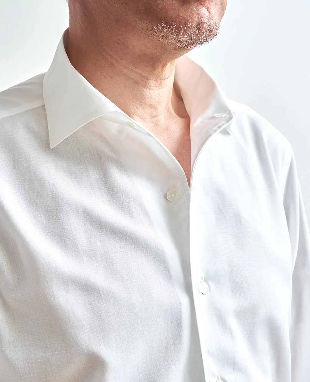 TOKYO SLIM FIT - One-Piece Collar Cotton Linen - Image 4