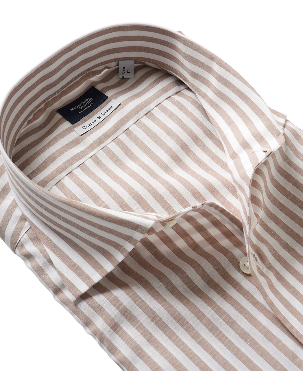 TOKYO SLIM FIT - One-Piece Collar Cotton Linen - Image 7