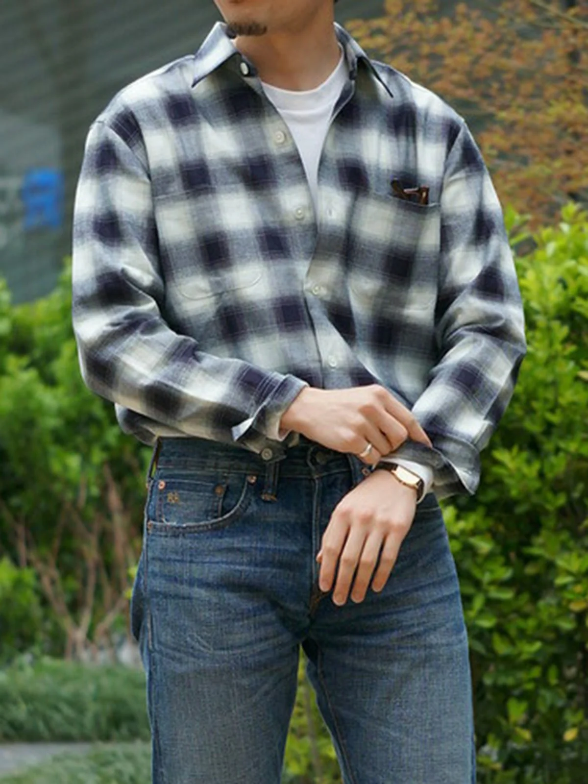 Tokyo Fit - Double Pocket Spread Twill - Image 2