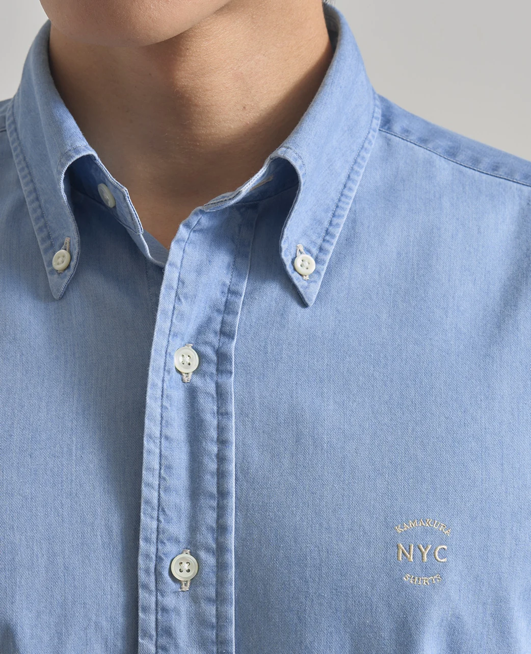 Tokyo Fit - Button Down Casual Denim Shirt Special Edition - Image 3