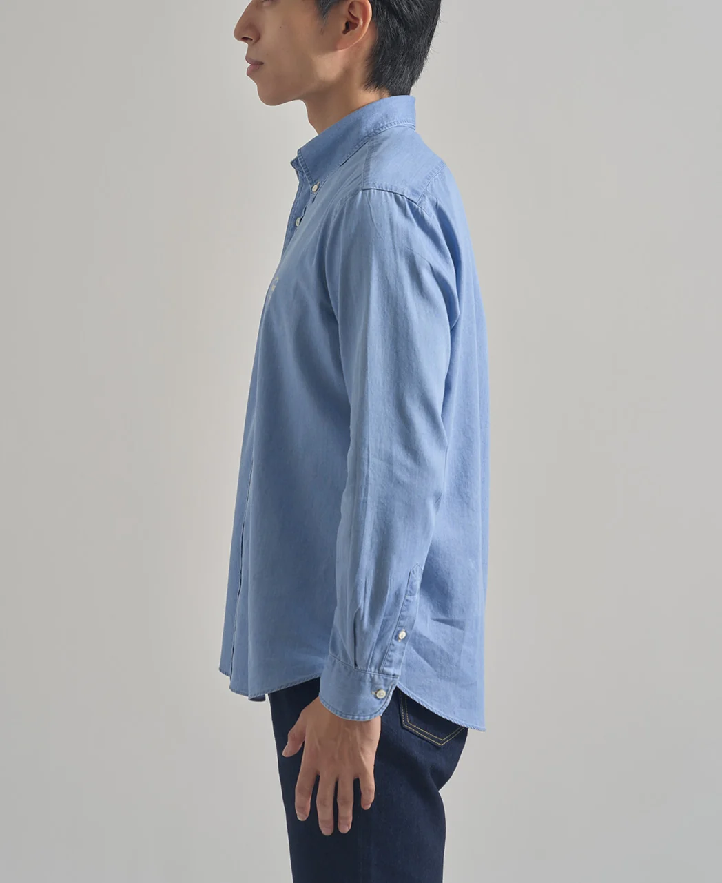 Tokyo Fit - Button Down Casual Denim Shirt Special Edition - Image 4