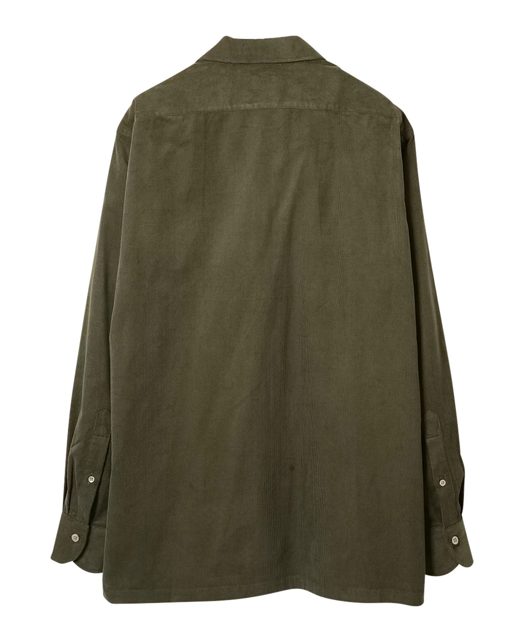 Casual Shirt Corduroy Camp Collar - Image 12