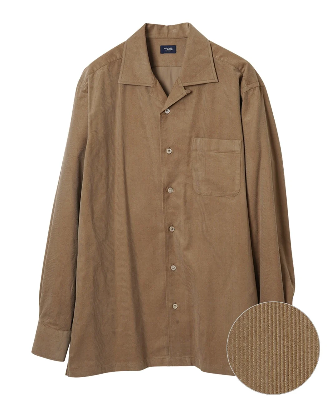 Casual Shirt Corduroy Camp Collar - Image 4