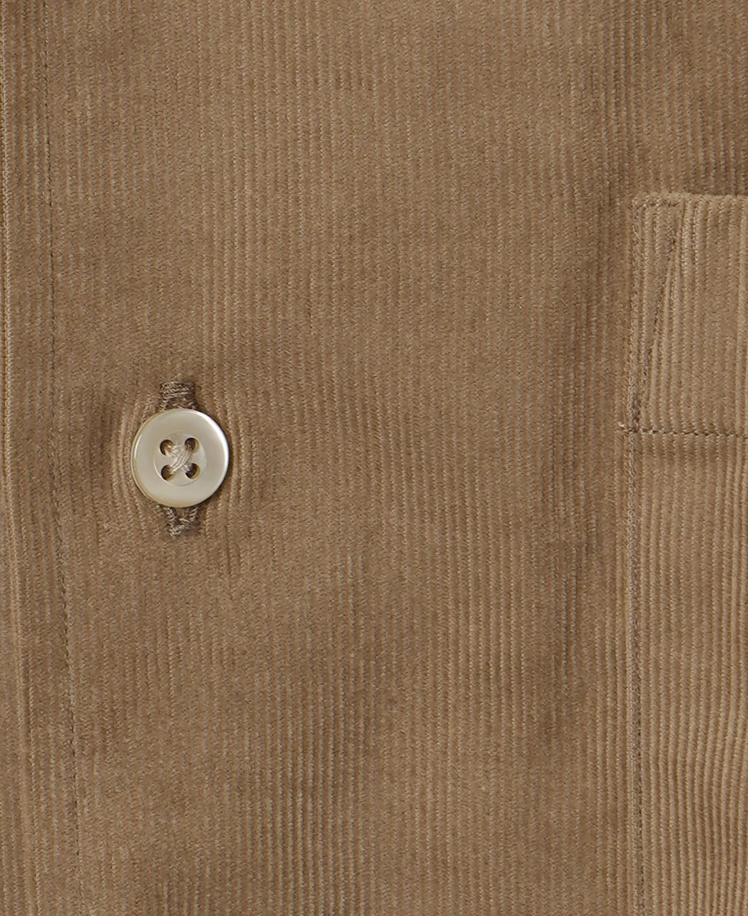 Casual Shirt Corduroy Camp Collar - Image 5