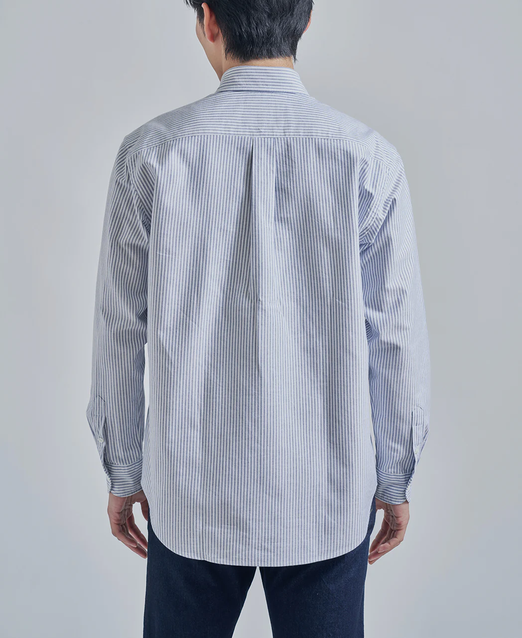 Casual Button Down Oxford Stripe - Image 13