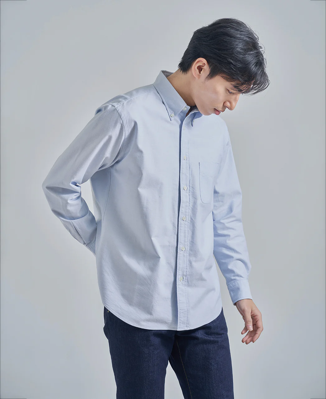 Casual Button Down Oxford Solid - Image 11