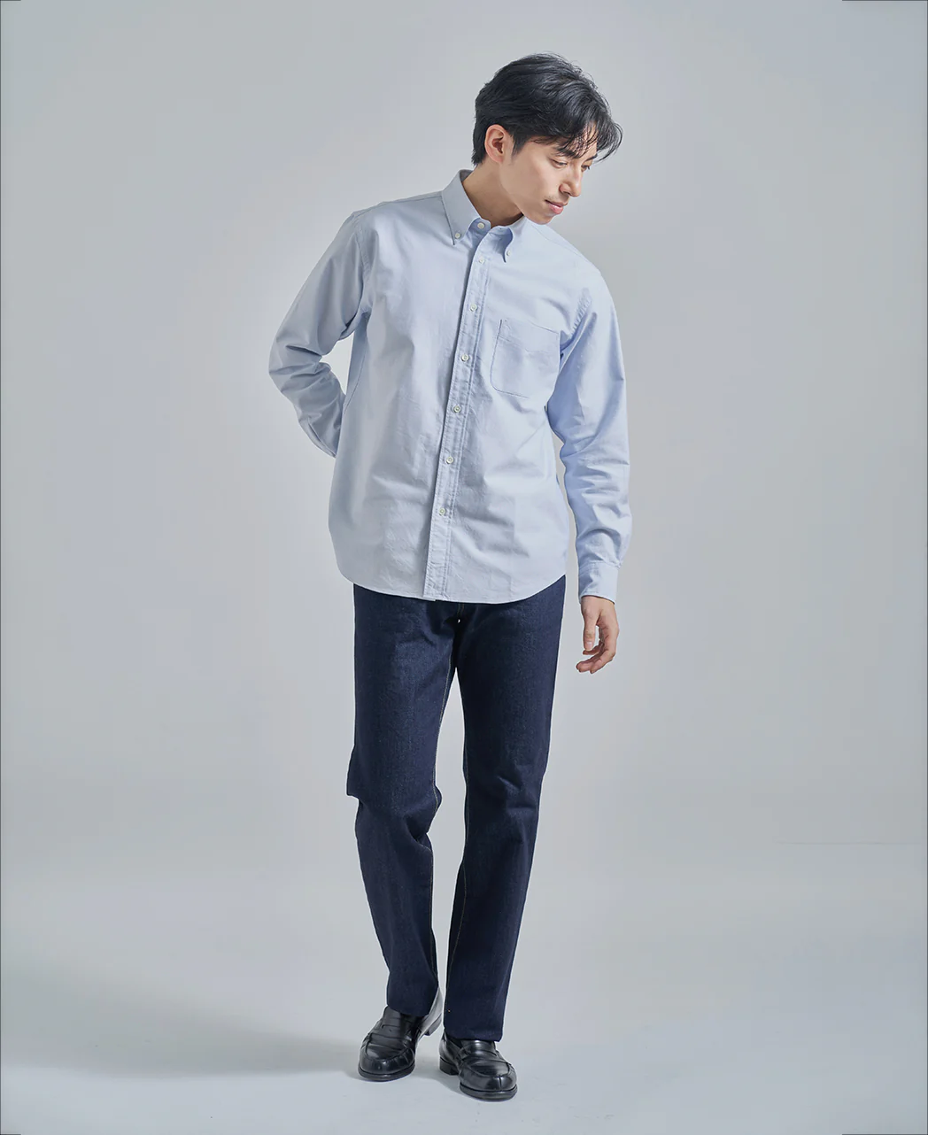 Casual Button Down Oxford Solid - Image 13