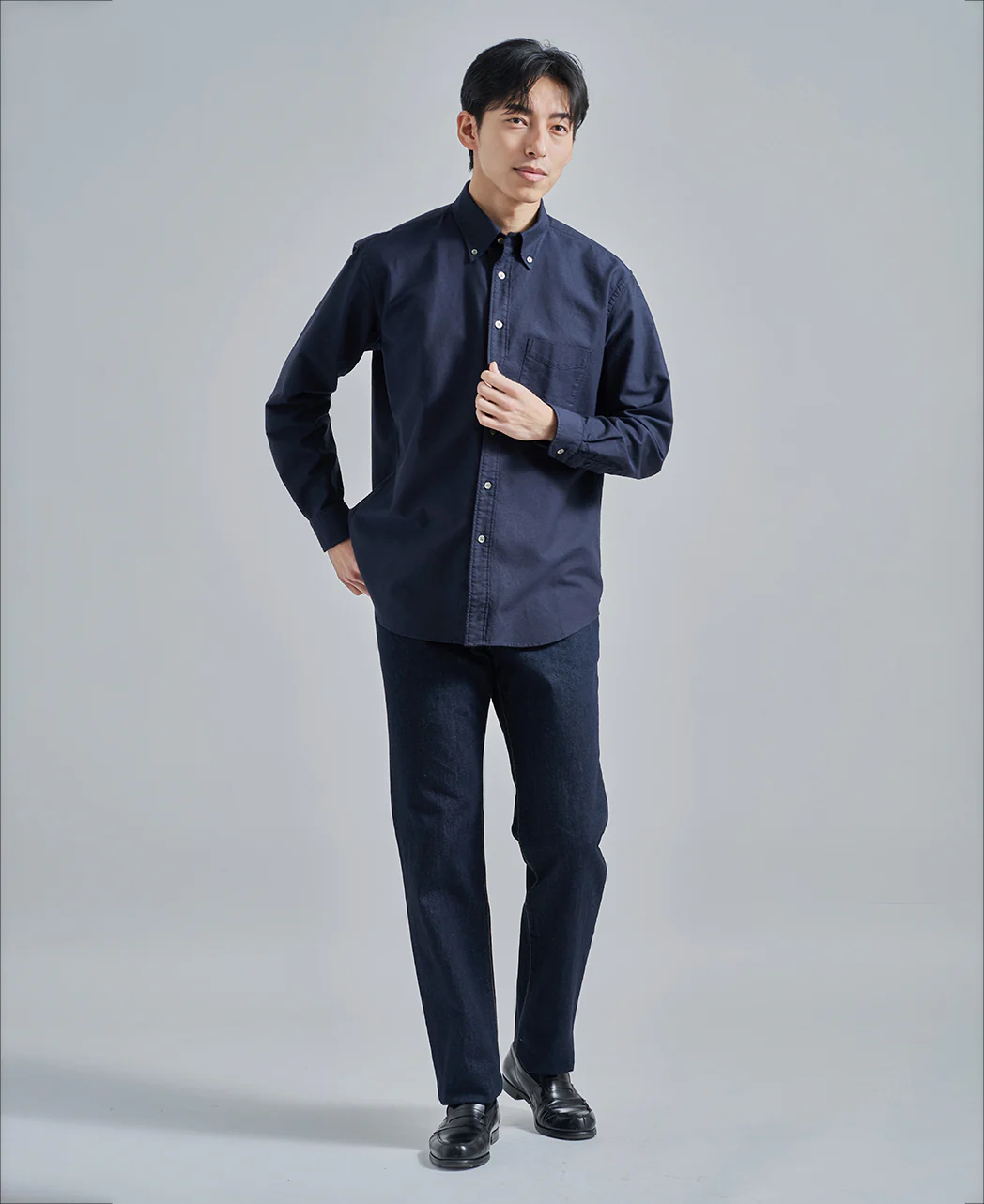 Casual Button Down Oxford Solid - Image 20